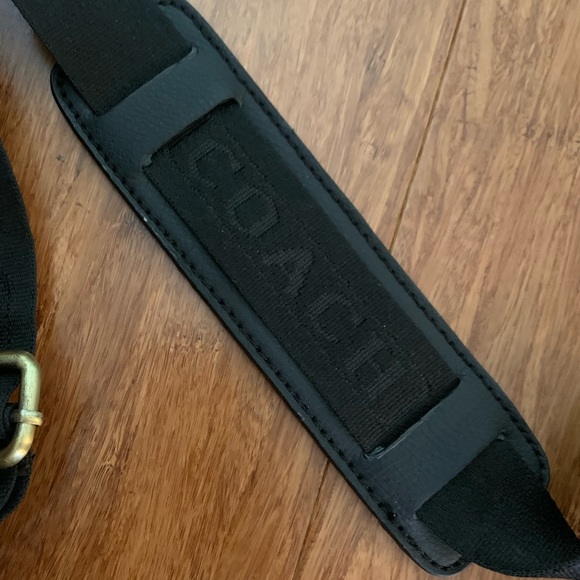 COACH Black & Grey Y2K Monogram Logo Signature Canvas Crossbody Satchel Bag - Picture 6 of 11